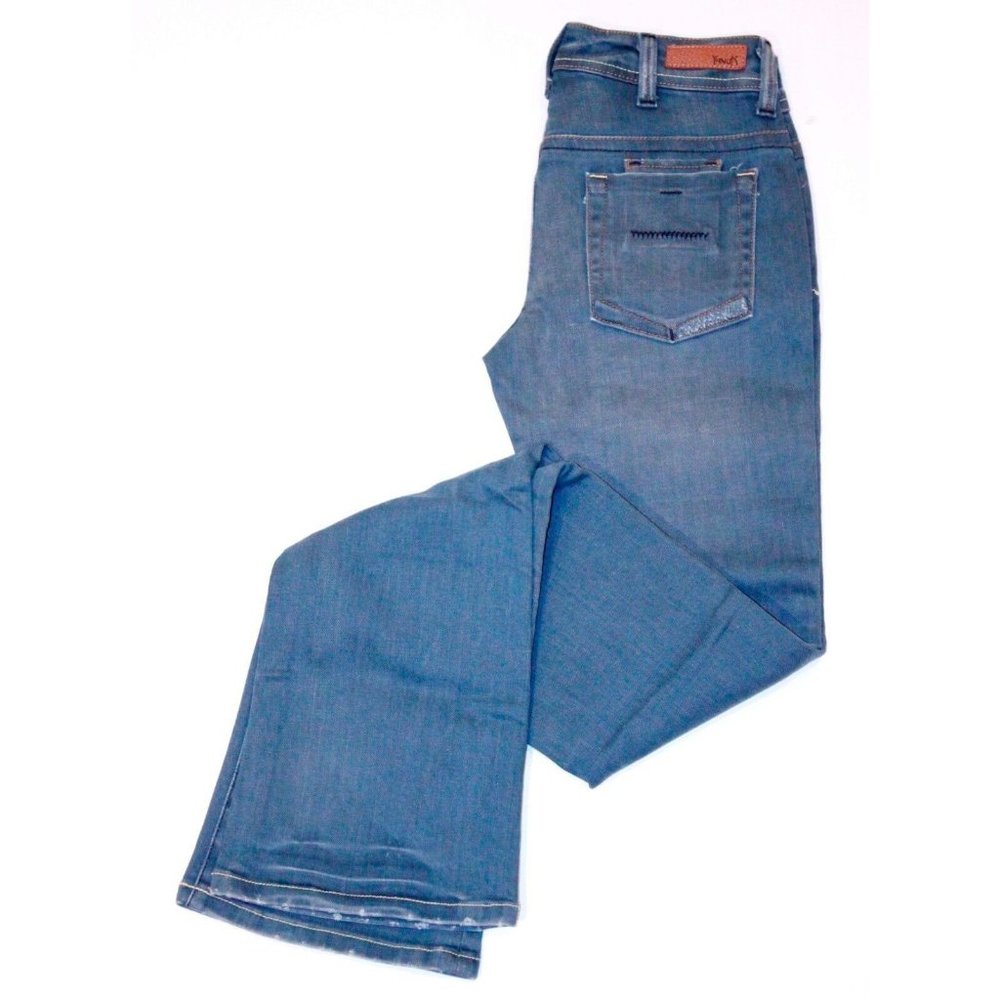 YANUK 6 pocket DENIM Jeans 24 FLARE Boot LEG NWOT $175